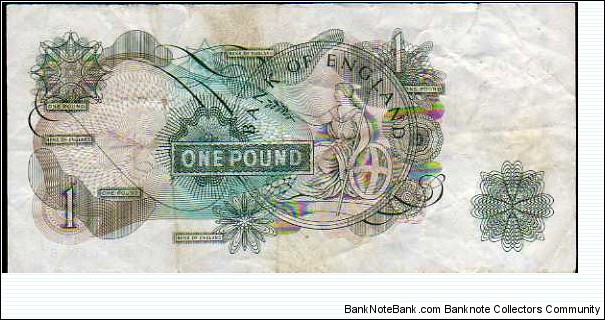 Banknote from United Kingdom year 1971