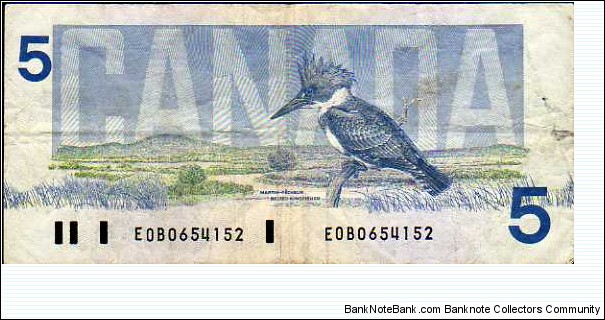 Banknote from Canada year 1986