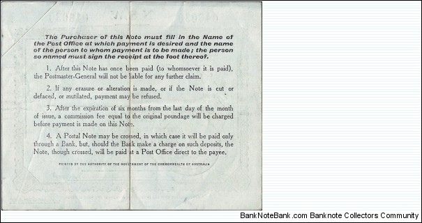 Banknote from Australia year 1966