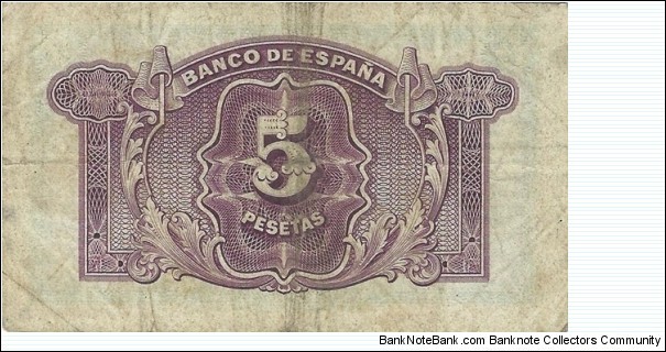 Banknote from Spain year 1935