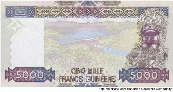 Banknote from Guinea year 2012