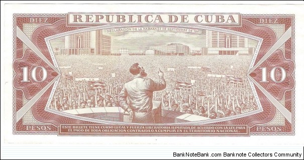 Banknote from Cuba year 1988