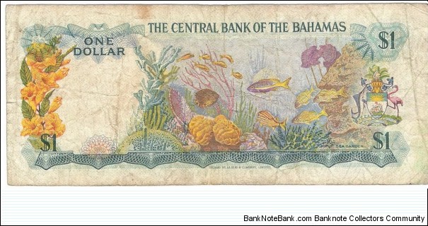 Banknote from Bahamas year 1974