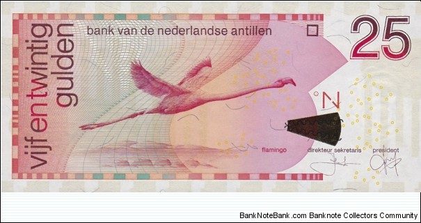 Netherlands Antilles P29d (25 gulden 1/1-2006) Banknote