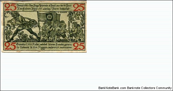 Banknote from Germany year 1918