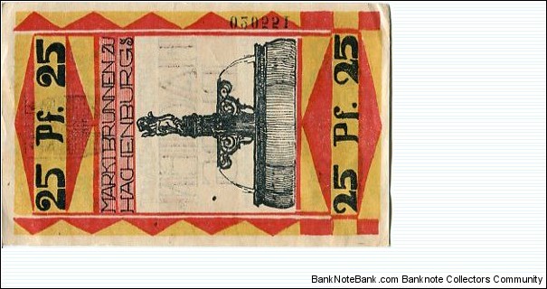 Banknote from Germany year 1921