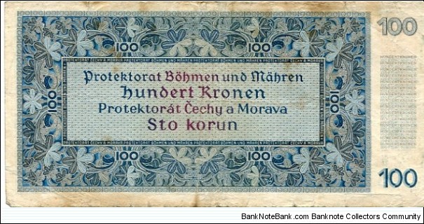 Banknote from Czech Republic year 1940