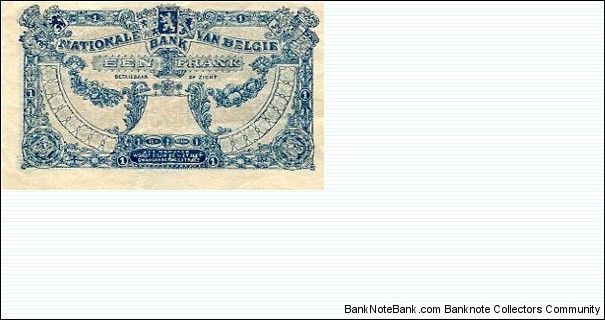 Banknote from Belgium year 1920