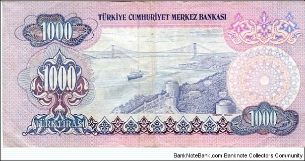 Banknote from Turkey year 1978