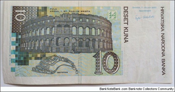 Banknote from Hungary year 2001