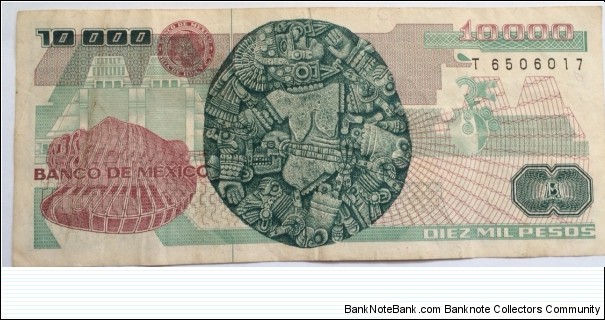 Banknote from Mexico year 1987