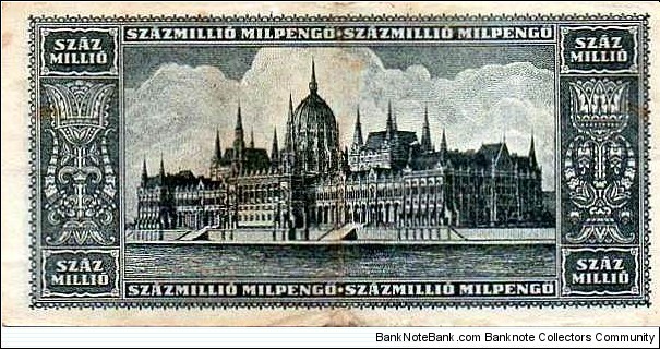 Banknote from Hungary year 1946