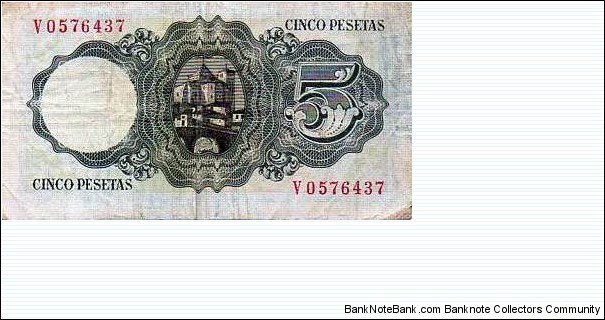 Banknote from Spain year 1951