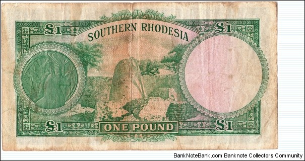 Banknote from Rhodesia year 1947