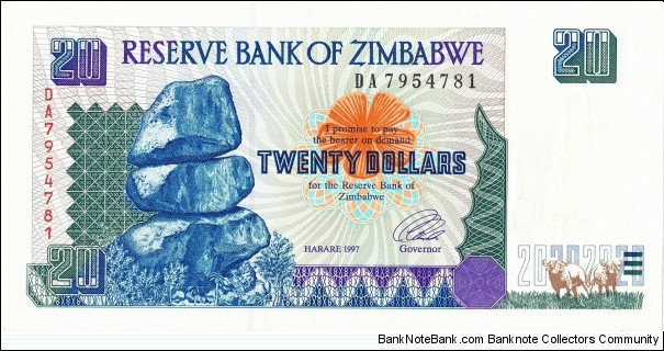 From before the hyperinflation. Banknote