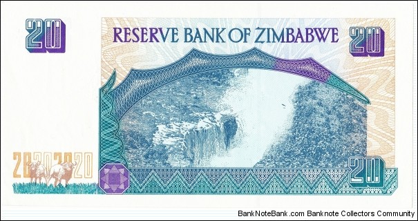 Banknote from Zimbabwe year 1997