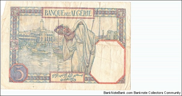 Banknote from Algeria year 1941