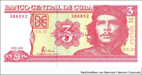 Cuba literally cashed in on this famous picture. Banknote