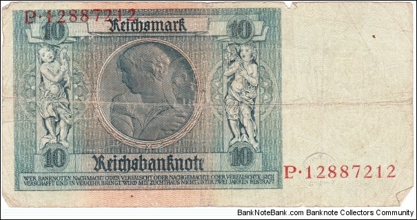 Banknote from Germany year 1929