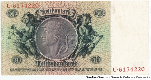 Banknote from Germany year 1933