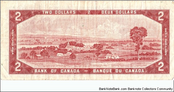 Banknote from Canada year 1954