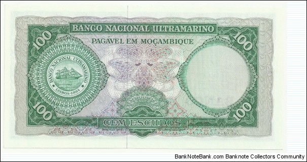 Banknote from Mozambique year 1961