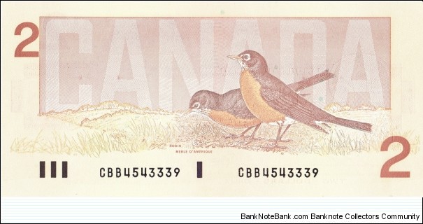 Banknote from Canada year 1986