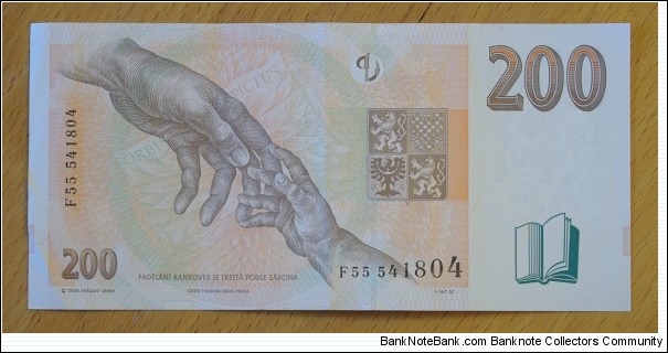 Banknote from Czech Republic year 1998