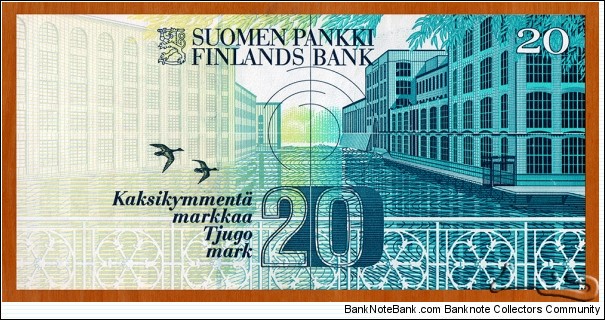 Banknote from Finland year 1993