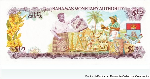Banknote from Bahamas year 1968