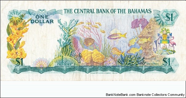 Banknote from Bahamas year 1974