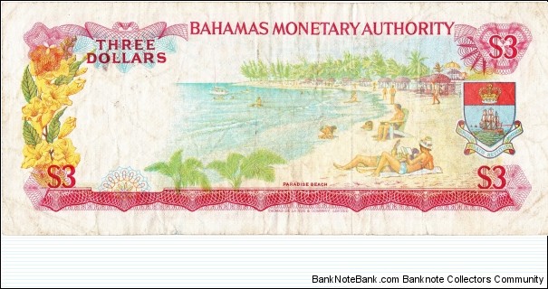 Banknote from Bahamas year 1968