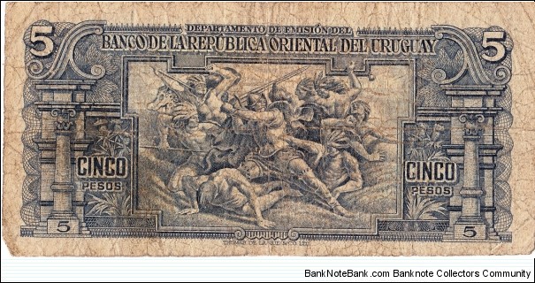 Banknote from Uruguay year 1939