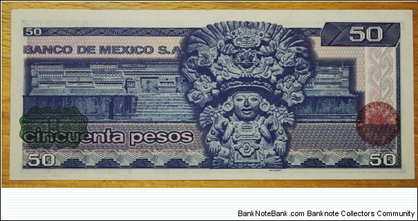 Banknote from Mexico year 1981