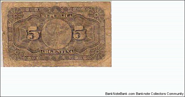 Banknote from Argentina year 1892