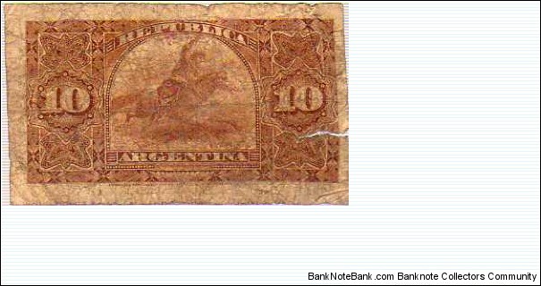 Banknote from Argentina year 1891