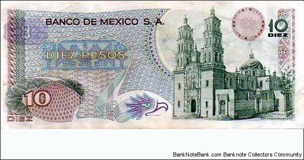 Banknote from Mexico year 1970