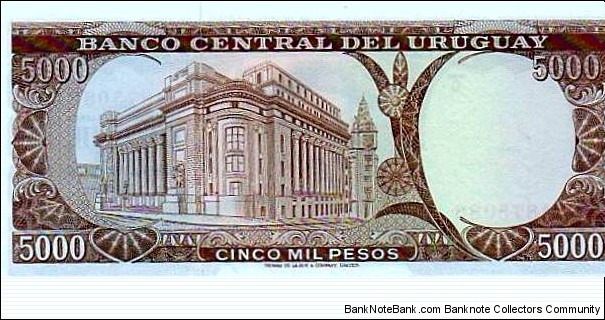 Banknote from Uruguay year 1967