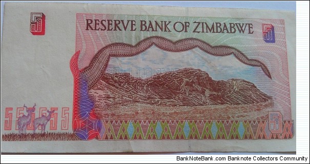 Banknote from Zimbabwe year 1997