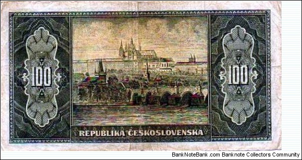 Banknote from Czech Republic year 1945