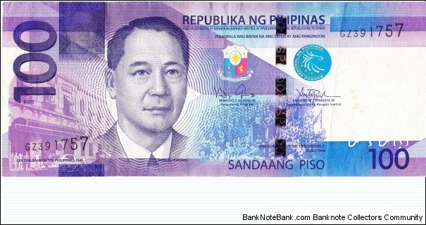 100 piso Banknote