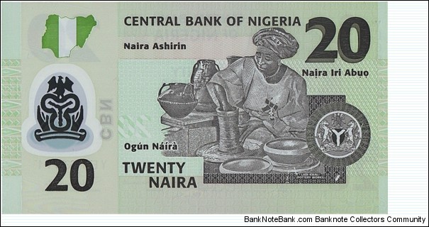 Banknote from Nigeria year 2011