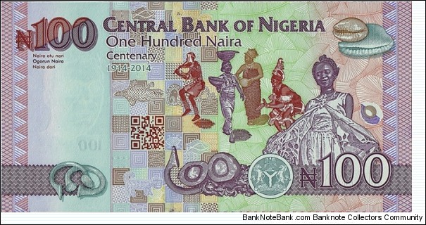 Banknote from Nigeria year 2014