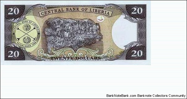 Banknote from Liberia year 2009