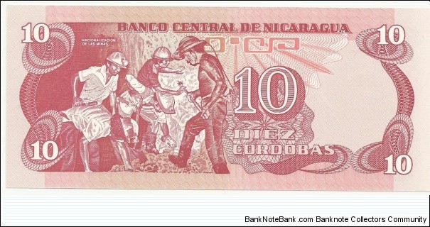 Banknote from Nicaragua year 1979