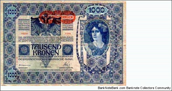 1000 Kronen Banknote