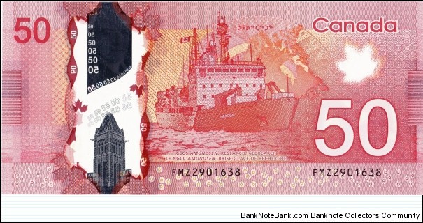 Banknote from Canada year 2012