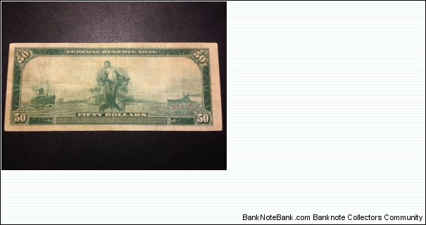 Banknote from USA year 1914