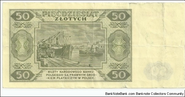 Banknote from Poland year 1948