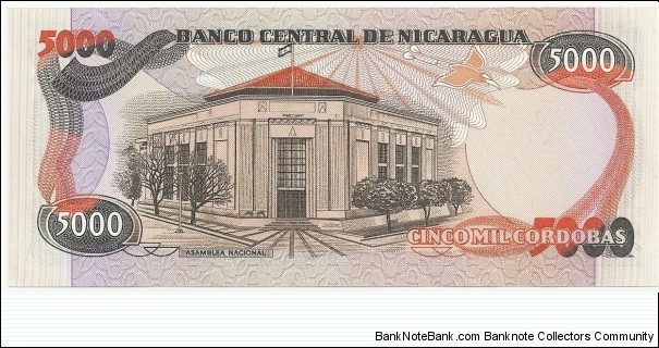 Banknote from Nicaragua year 1985